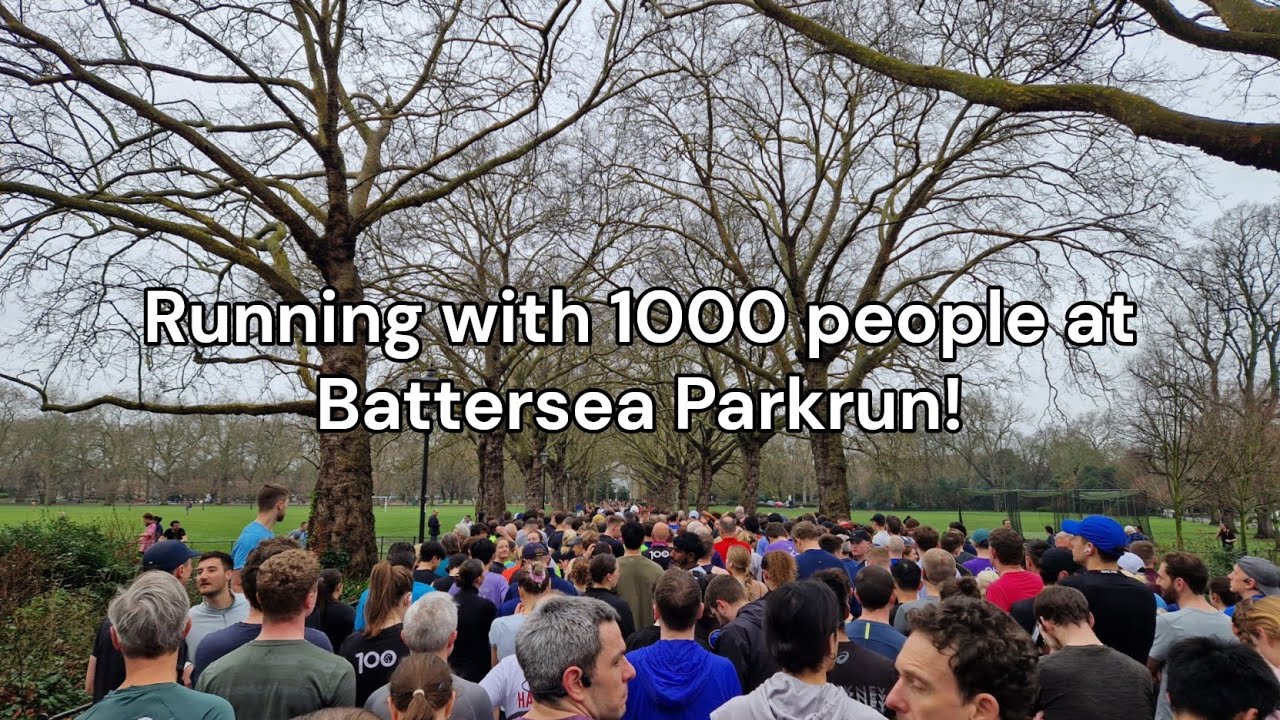 Running with 1000 people at Battersea Parkrun