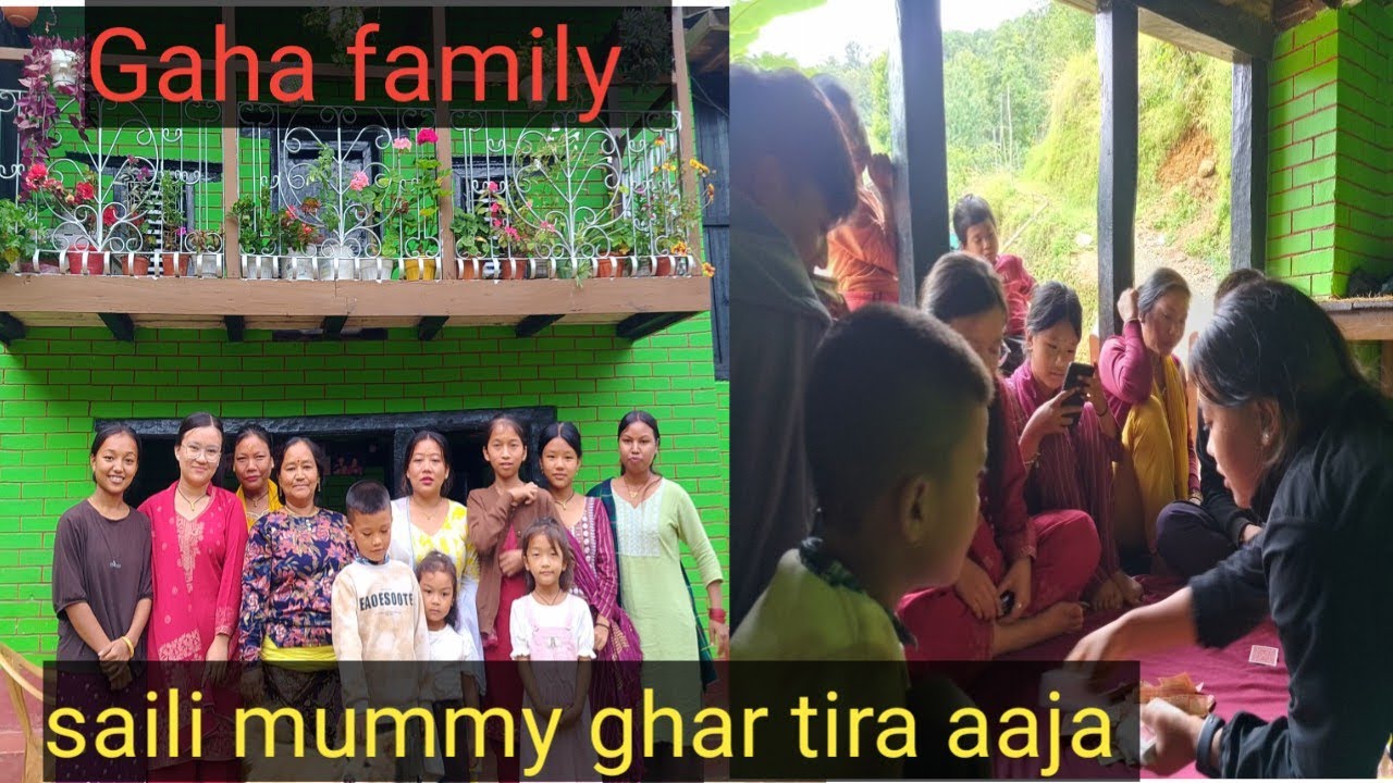 दसै काे तेस्रो  दिन साइली ममिको  घर तिरको भेट घाट #SanuGaha
