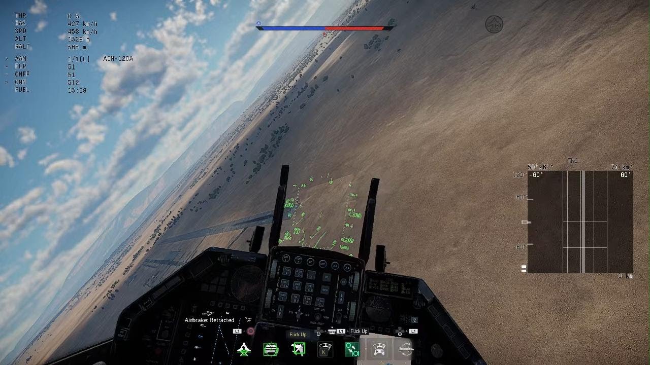 War Thunder_ps5 f16c sim gameplay