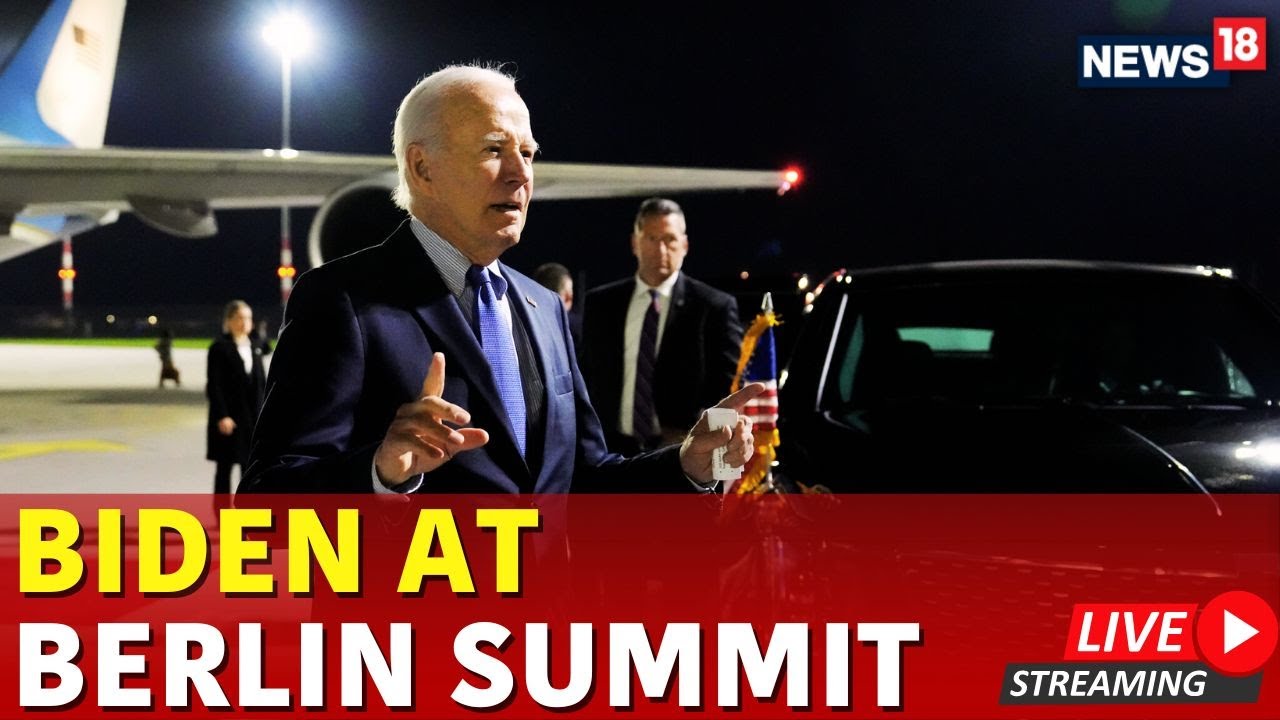 Biden in Berlin LIVE | US President Signs Golden Book at Berlin's Bellevue Castle, Germany | N18L