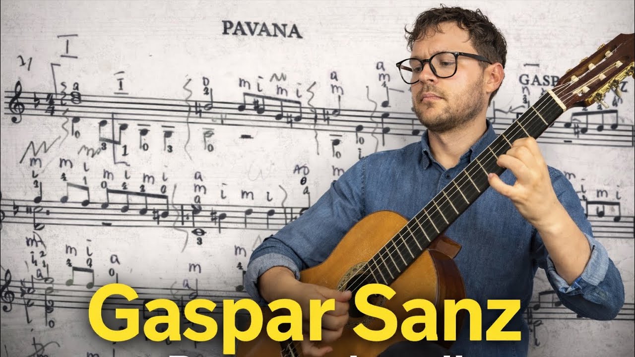 Gaspar Sanz - Pavana d-moll | Artiom Galuza • sheet music ⬇️
