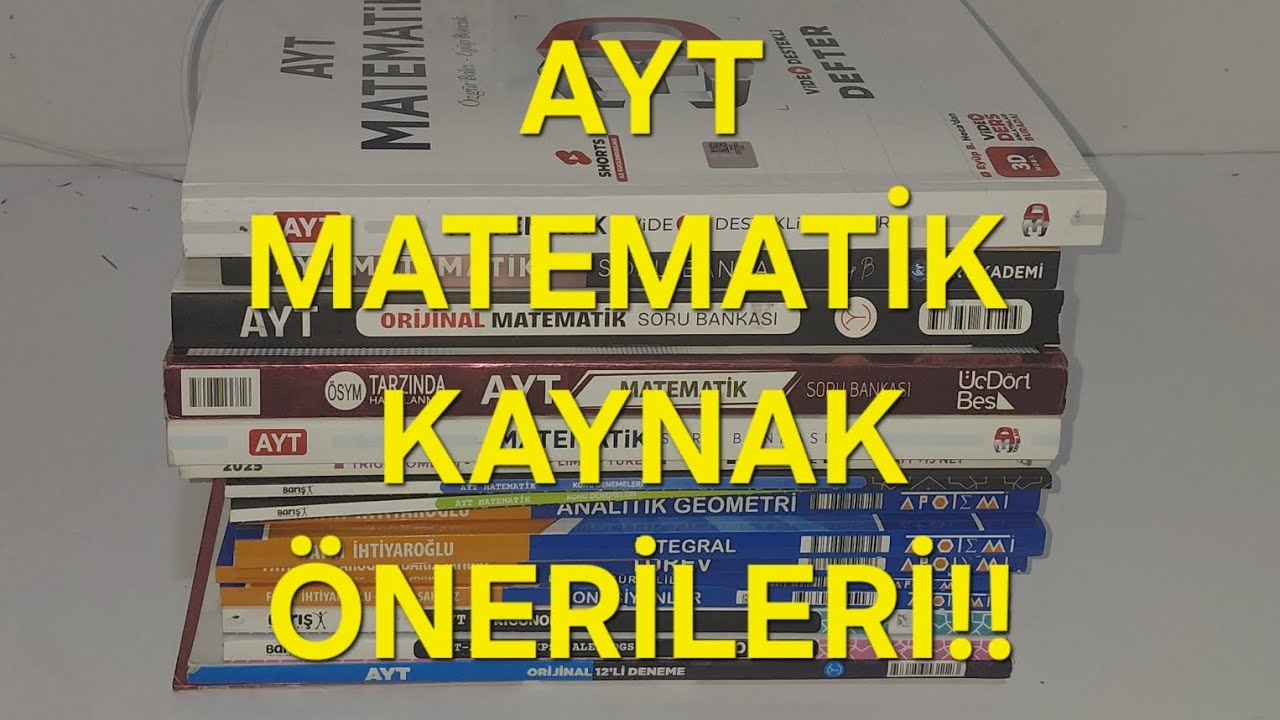 AYT MATEMATİK HAKKINDA YAPTIKLARIM-YAPACAKLARIM VE ÖNERİLERİM #yks #ykstavsiye #mezun 