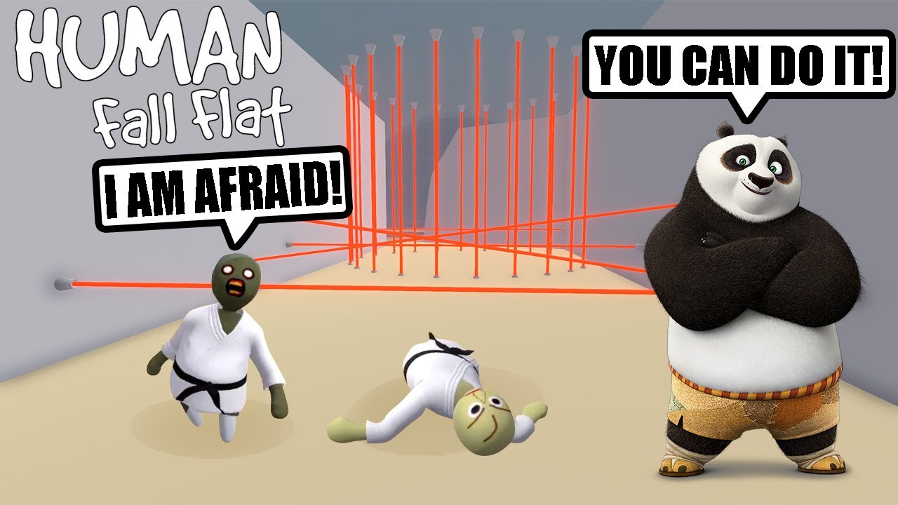 Baldi and Granny Kung Fu Trial Challenge in Human Fall Flat!