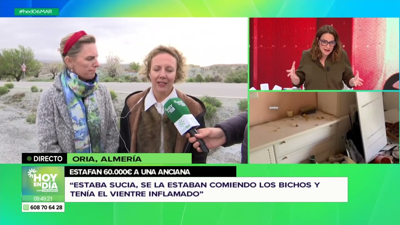 Oria en el programa de Toñi Moreno, 