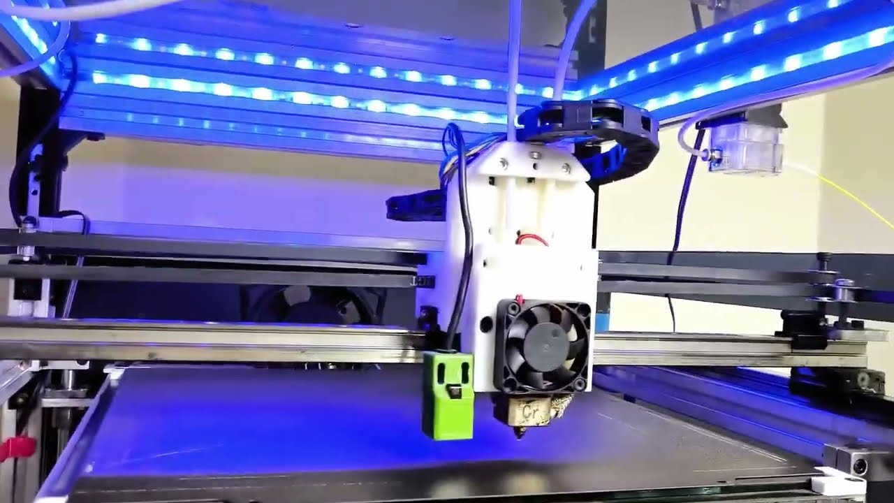 IMPRESSÃO 3D 2 CORES DE FILAMENTOS AUTOMATIZADOS IMPRESSORA 3D CASEIRA!,