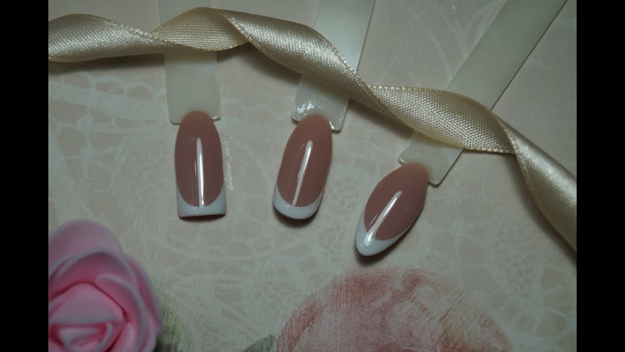 Самый простой способ создания французского маникюра | Как легко нарисовать 