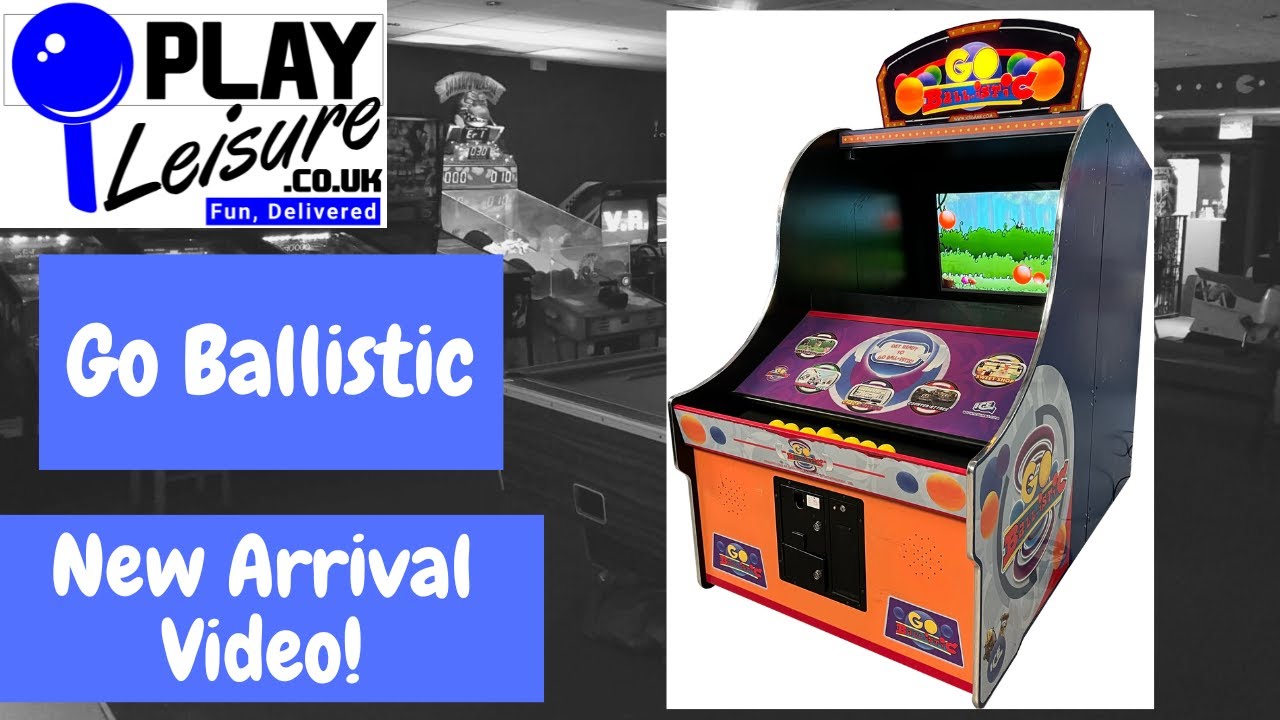 Hit the target! It's the Go Ballistic Arcade Machine...