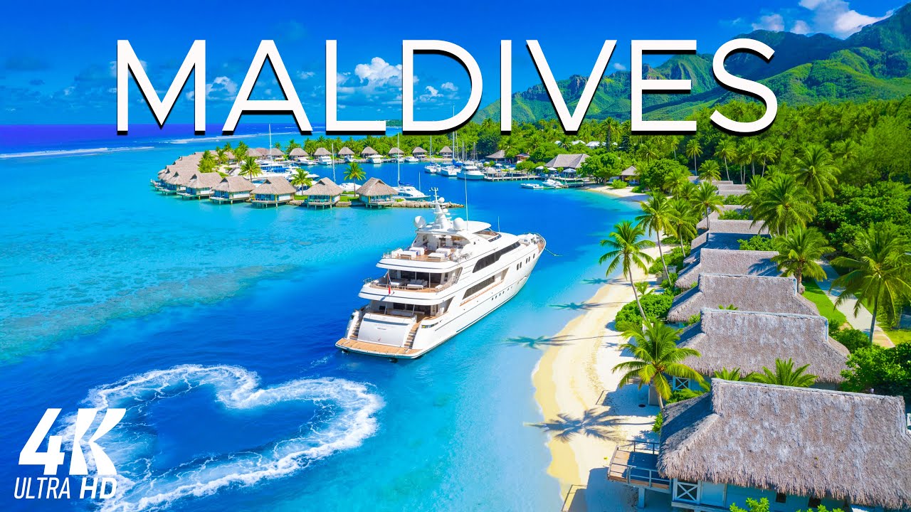 [4K] Maldives - Endless Blue & Summer Escape | Deep House Chill
