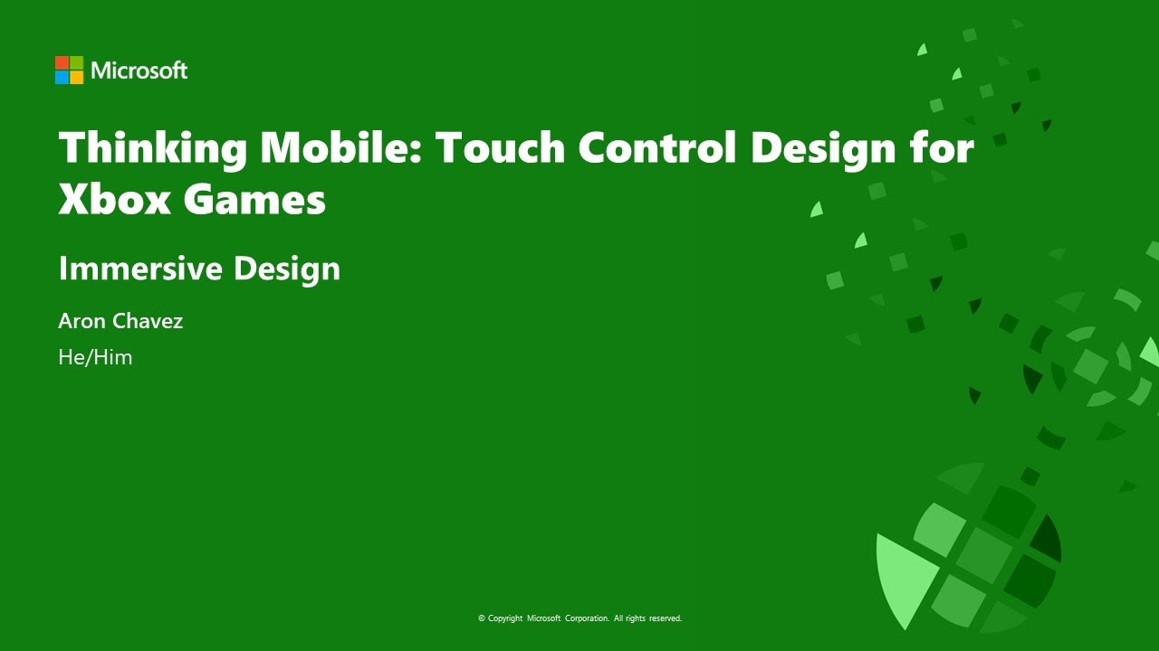 Thinking Mobile: Touch Control Design for Xbox Games