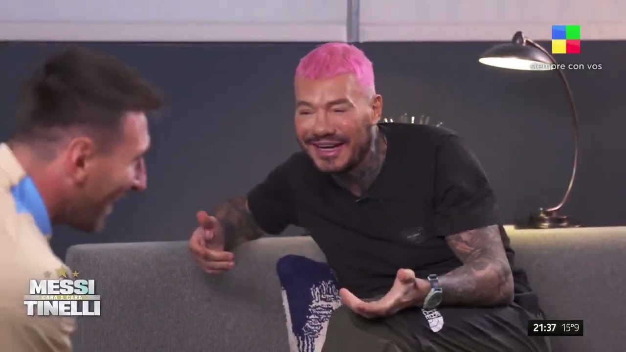 La insólita reacción de Lionel Messi al ver a Marcelo Tinelli con su nuevo look: 