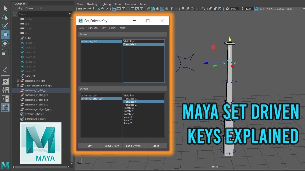 Maya Quick Tips: Set Driven Keys Explained