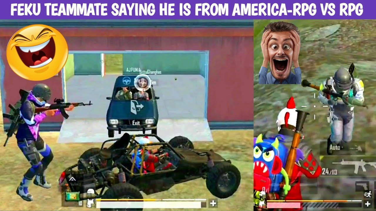 TEAMMATE SAYS HE IS FROM AMERICA-RPG COMEDY|pubg lite video online gameplay MOMENTS BY CARTOON FREAK