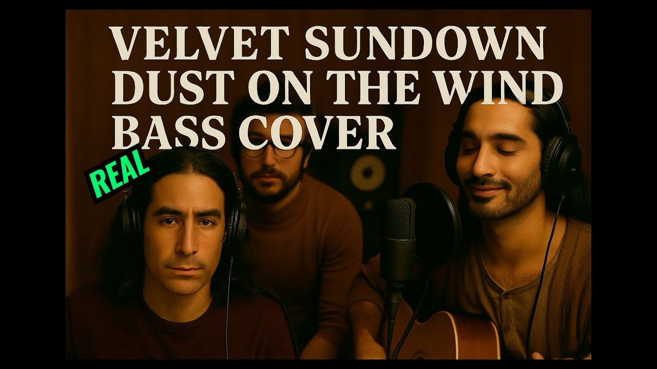 Velvet Sundown - Dust on the Wind (real bass cover) 