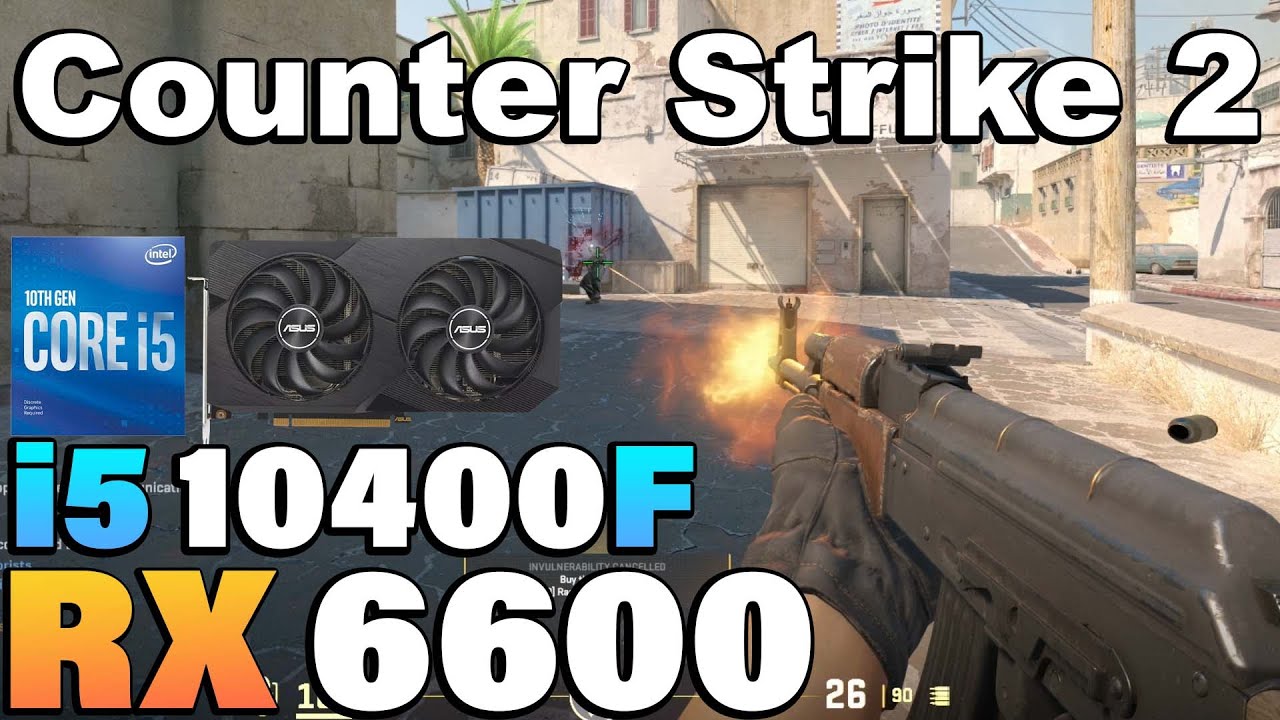 Counter Strike 2 - i5 10400F + RX 6600