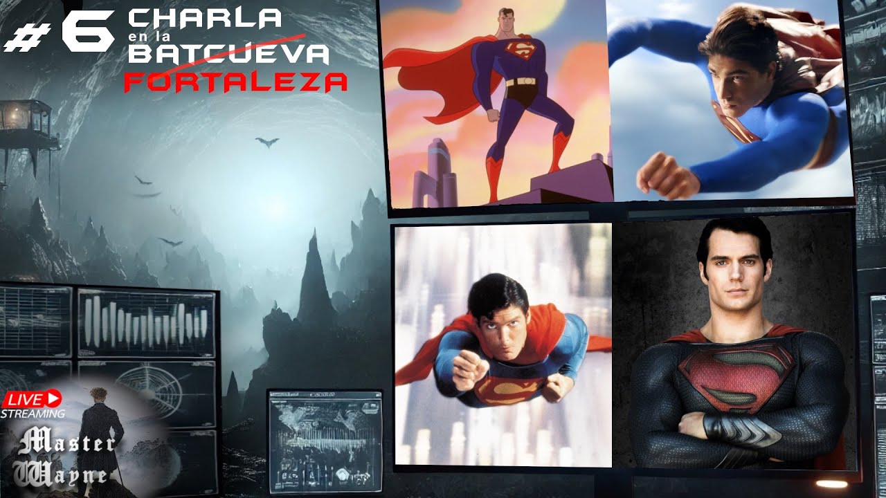 #6 CHARLA en la BATCUEVA | ESPECIAL SUPERMAN | ADAPTACIONES a CINE y SERIES | DONNER | SNYDER
