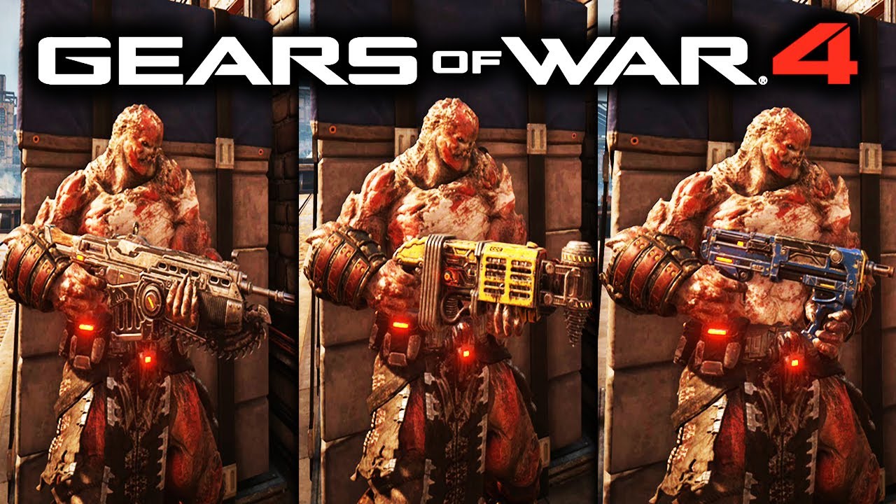 GEARS OF WAR 4 - ALL WEAPONS