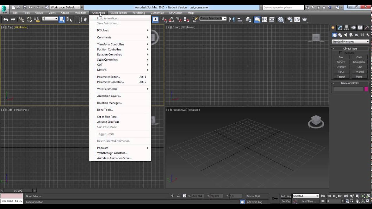 Настраиваем интерфейс 3D Max 2015