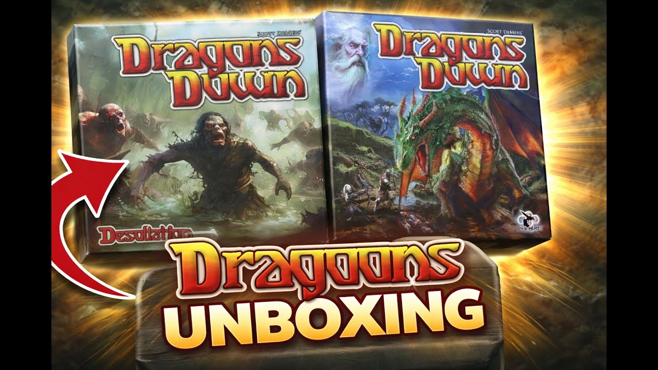 Unboxing: Dragons Down + Desolation | Sandbox-Fantasy & Magic-Realm-Vibes