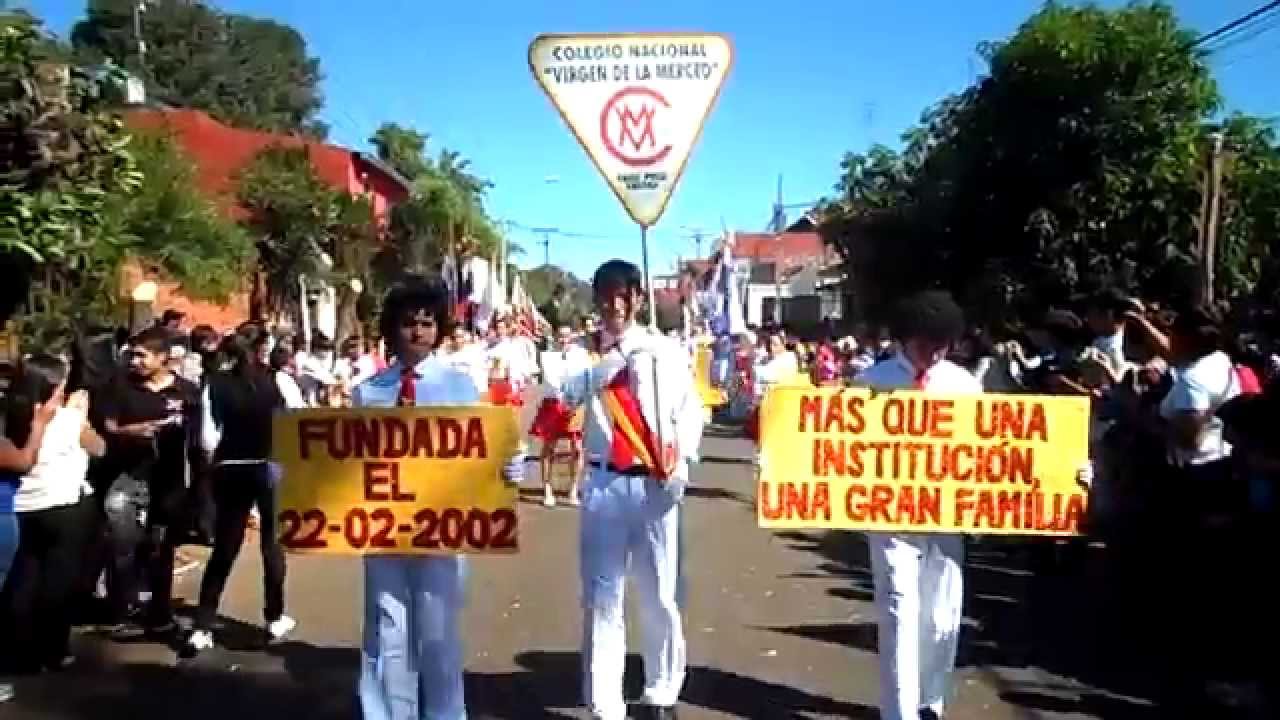 Desfile del CNVM en Areguá 2014