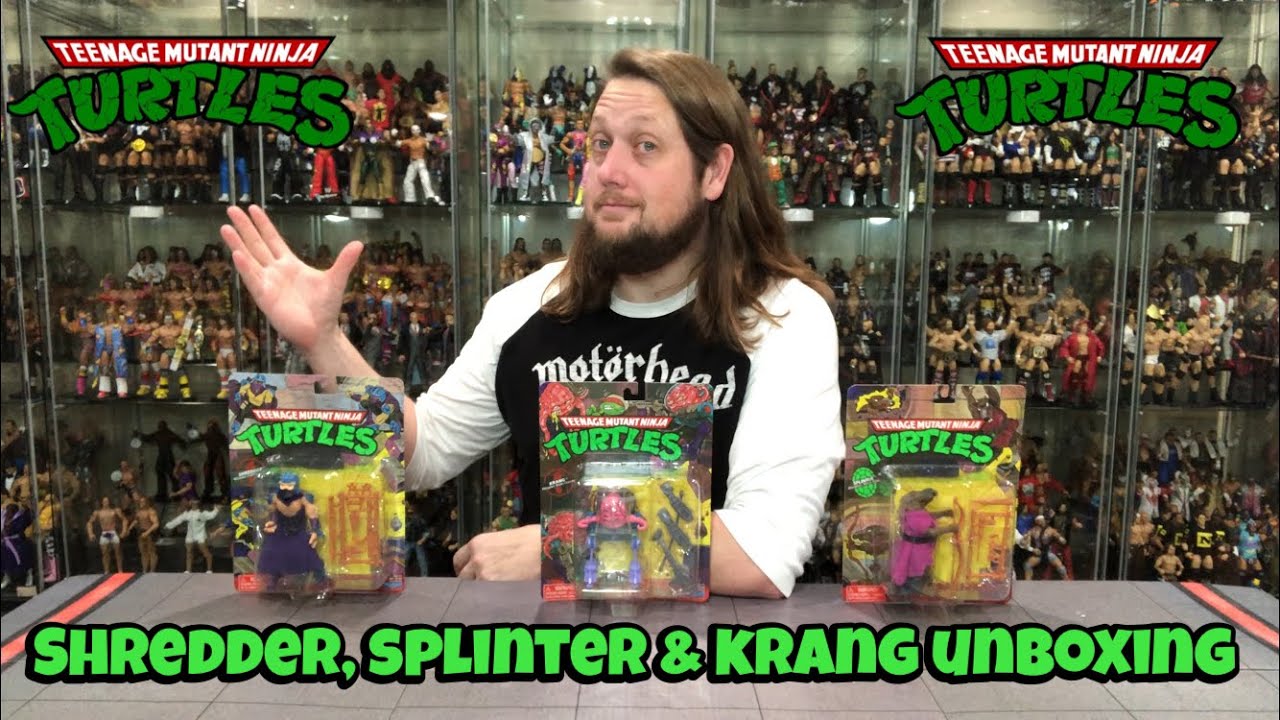 Splinter, Shredder & Krang Playmates TMNT Unboxing & Review!