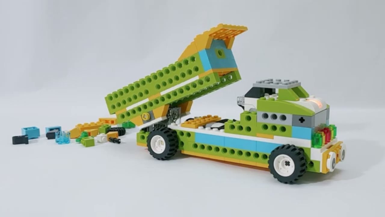 Lego Wedo: Hướng dẫn lắp ráp xe tải | How to build auto dump truck from wedo 2.0