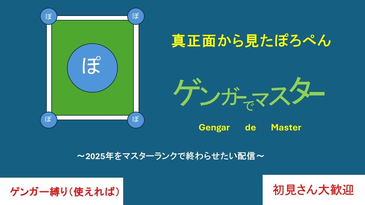 【ゲンガー縛り】レジェンドリベンジ #20 マスター 383～　【ポケモンユナイト】