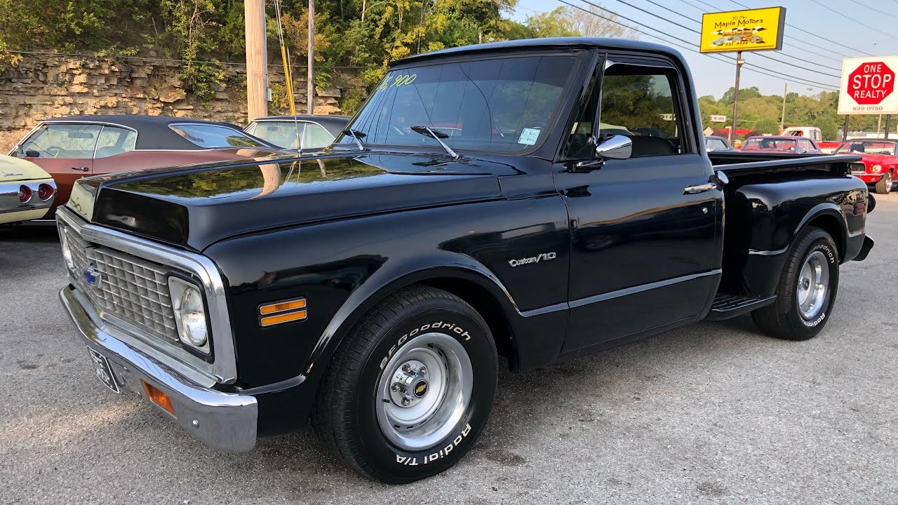 Test Drive 1971 Chevrolet C-10 Stepside SOLD $16,900 Maple Motors #747