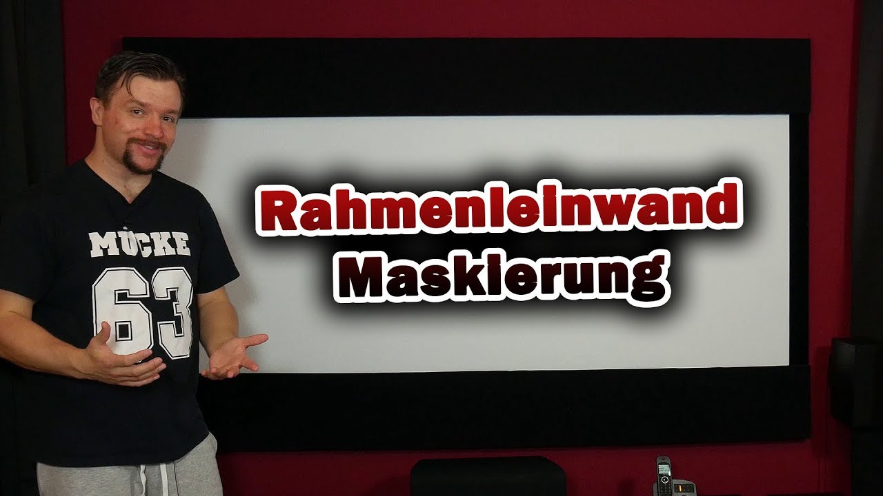 Rahmenleinwand Maskierung selber bauen - 130€ [Deutsch] 4K