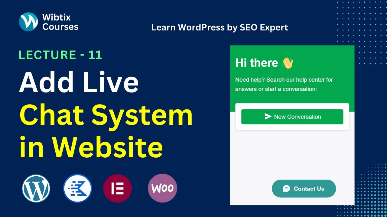 How to Add Live Chat System (Tawk.to) in Website | WordPress Tutorial for Beginners - Lec 11
