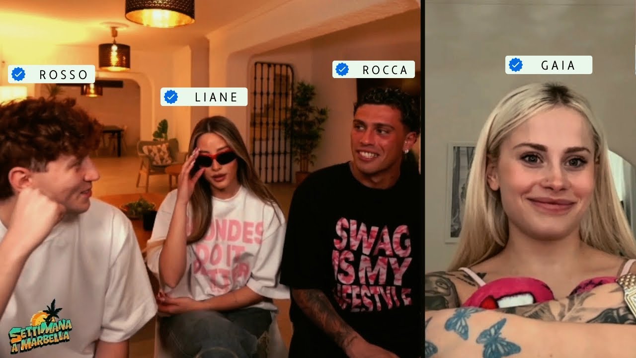 GAIA BIANCHI E LIANE METTONO IN DIFFICOLTÀ MATTEO ROCCA A MARBELLA!! *GAIA GELOSA*