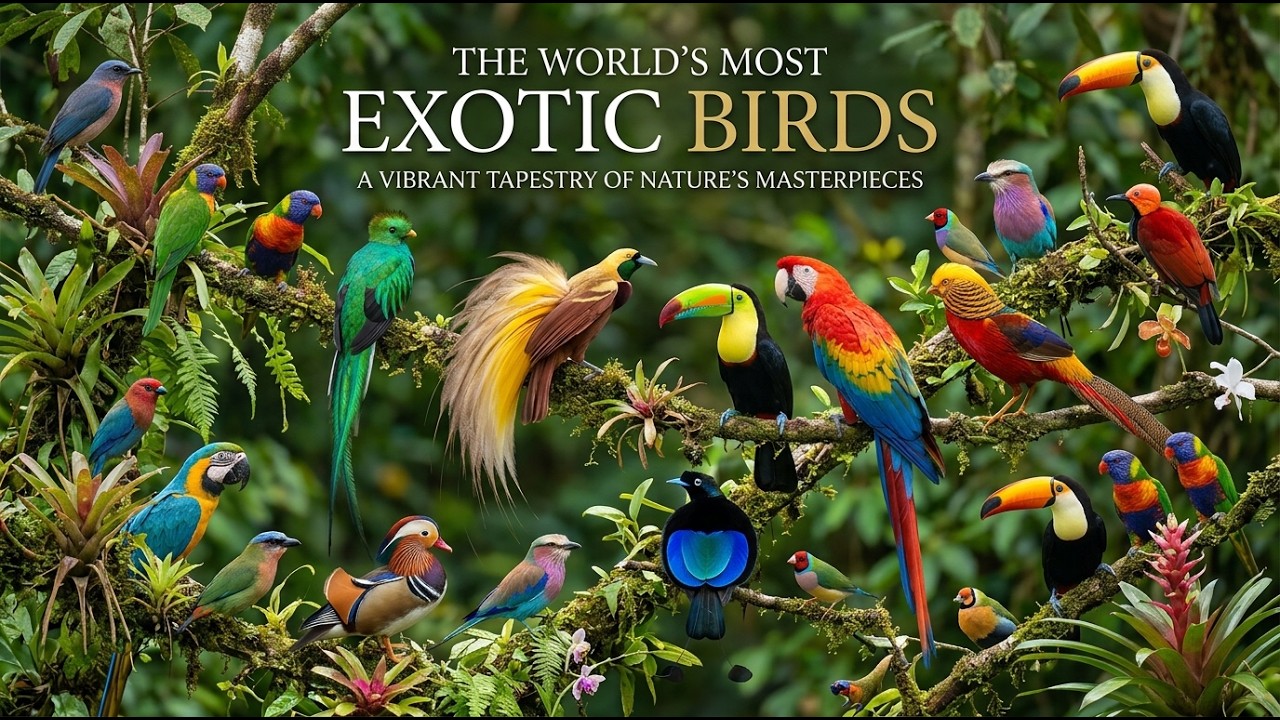 Las AVES M&Aacute;S EXOTICAS DEL MUNDO