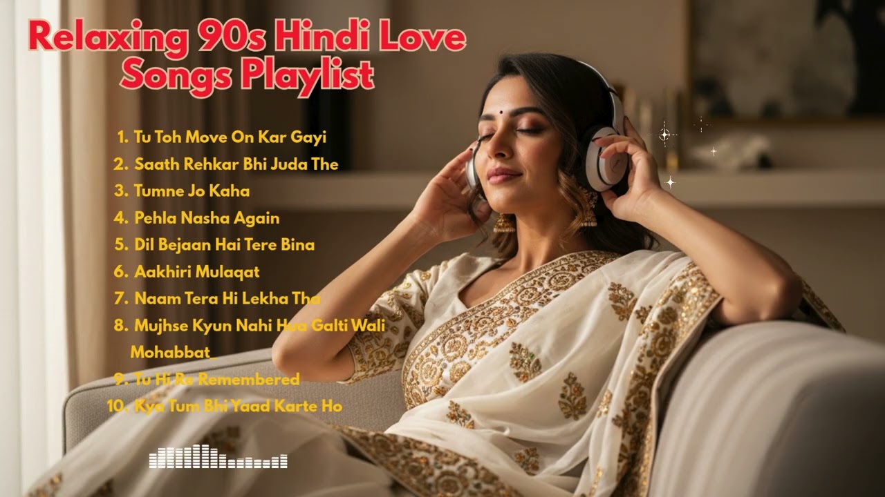 Relaxing 90s Hindi Love Songs Playlist 💖 Evergreen Romance