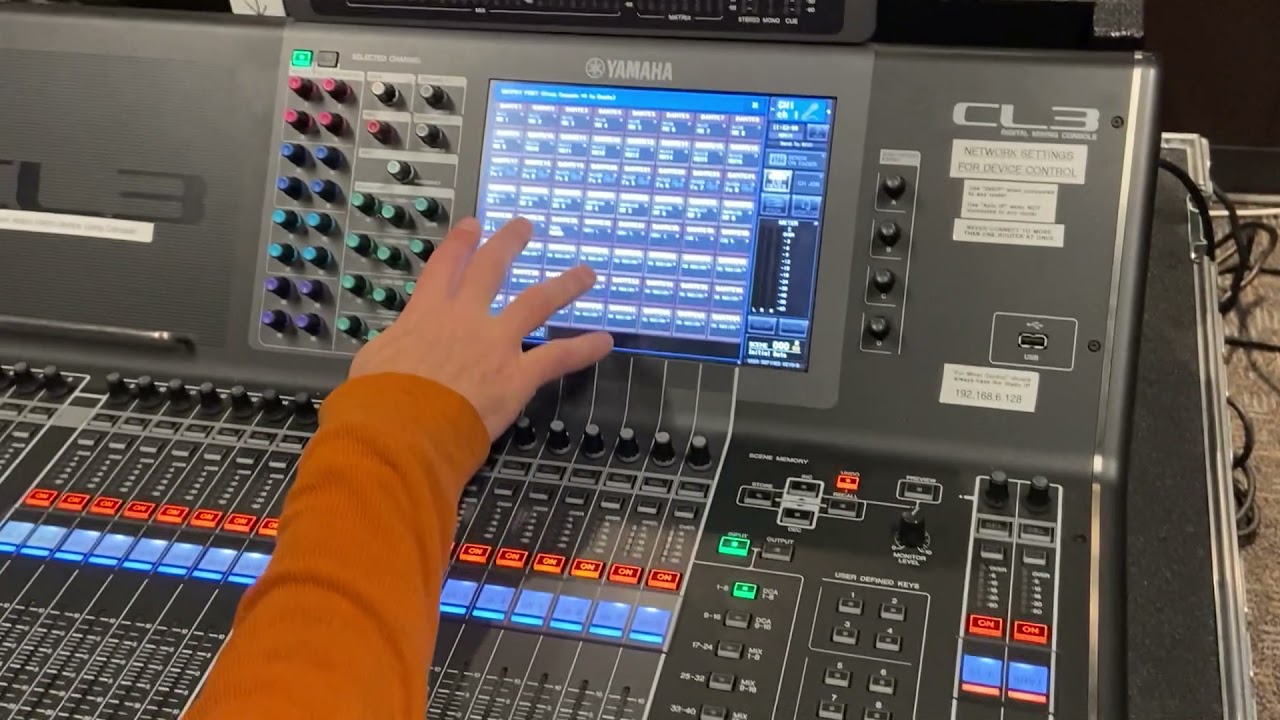 Yamaha CL3 Mixing 20   Dante