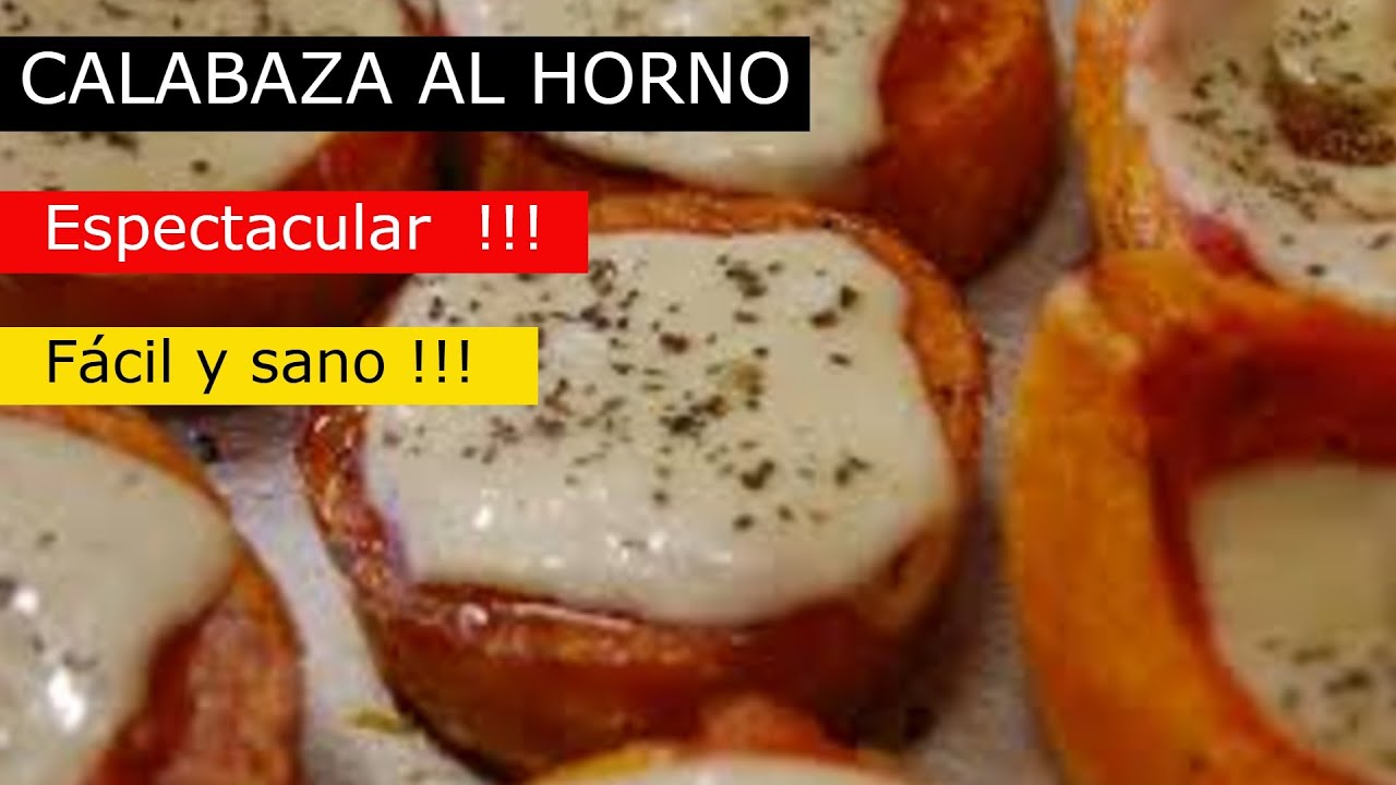 CALABAZA AL HORNO SIN CÁSCARA