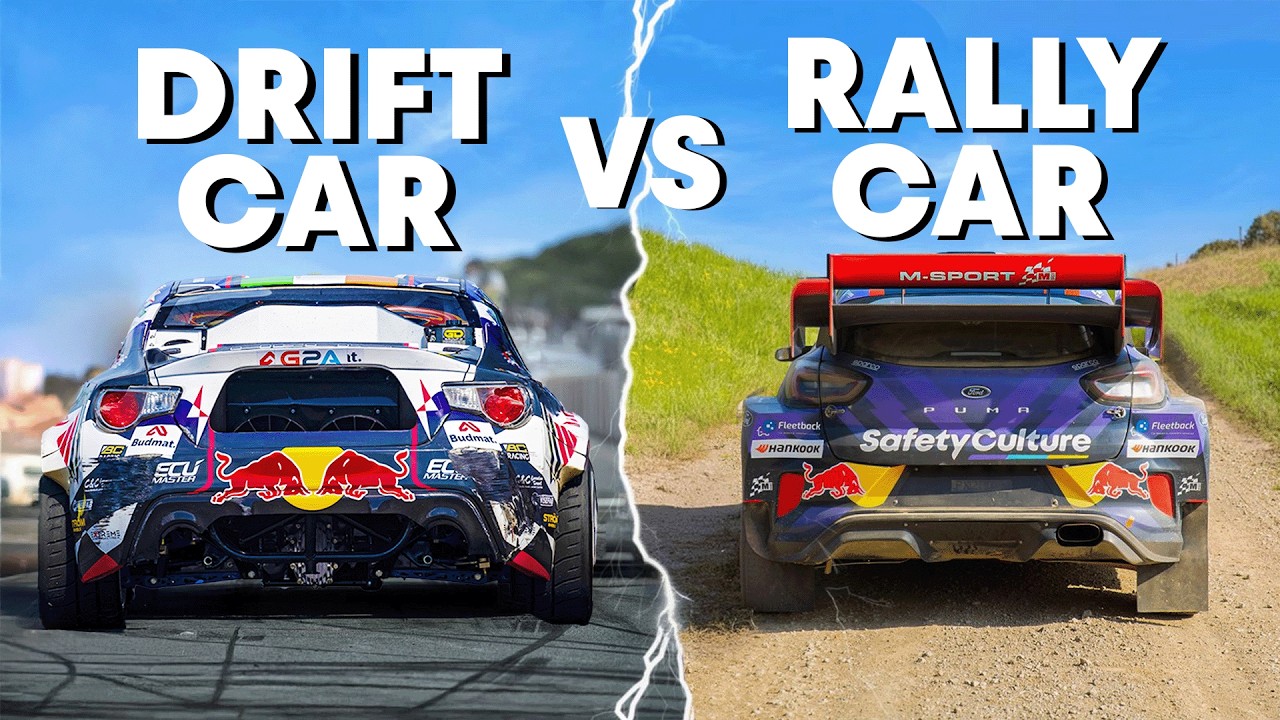 Drift Car vs Rally Car | Who Is The King of Car Control?