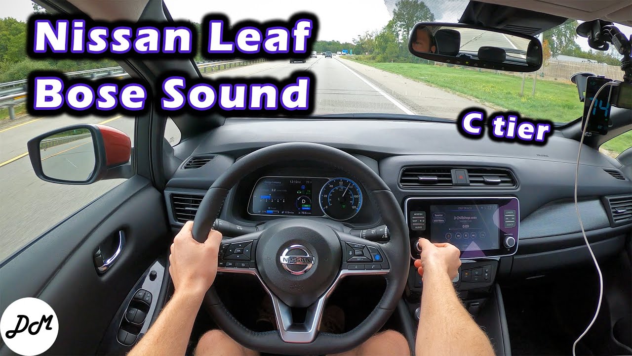 2022 Nissan Leaf – Bose 7-speaker Sound System Review | Apple CarPlay & Android Auto Demo