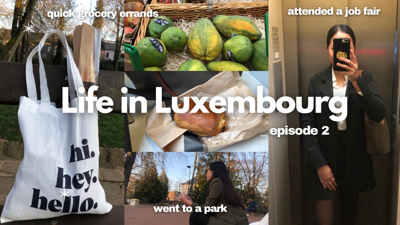 Filipina in Luxembourg | spend a day with me vlog 🤍🇱🇺