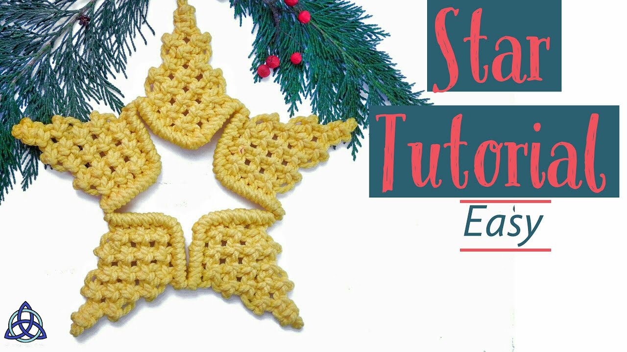 Macrame Star Tutorial | Christmas Star DIY | Macrame Wall Hanging