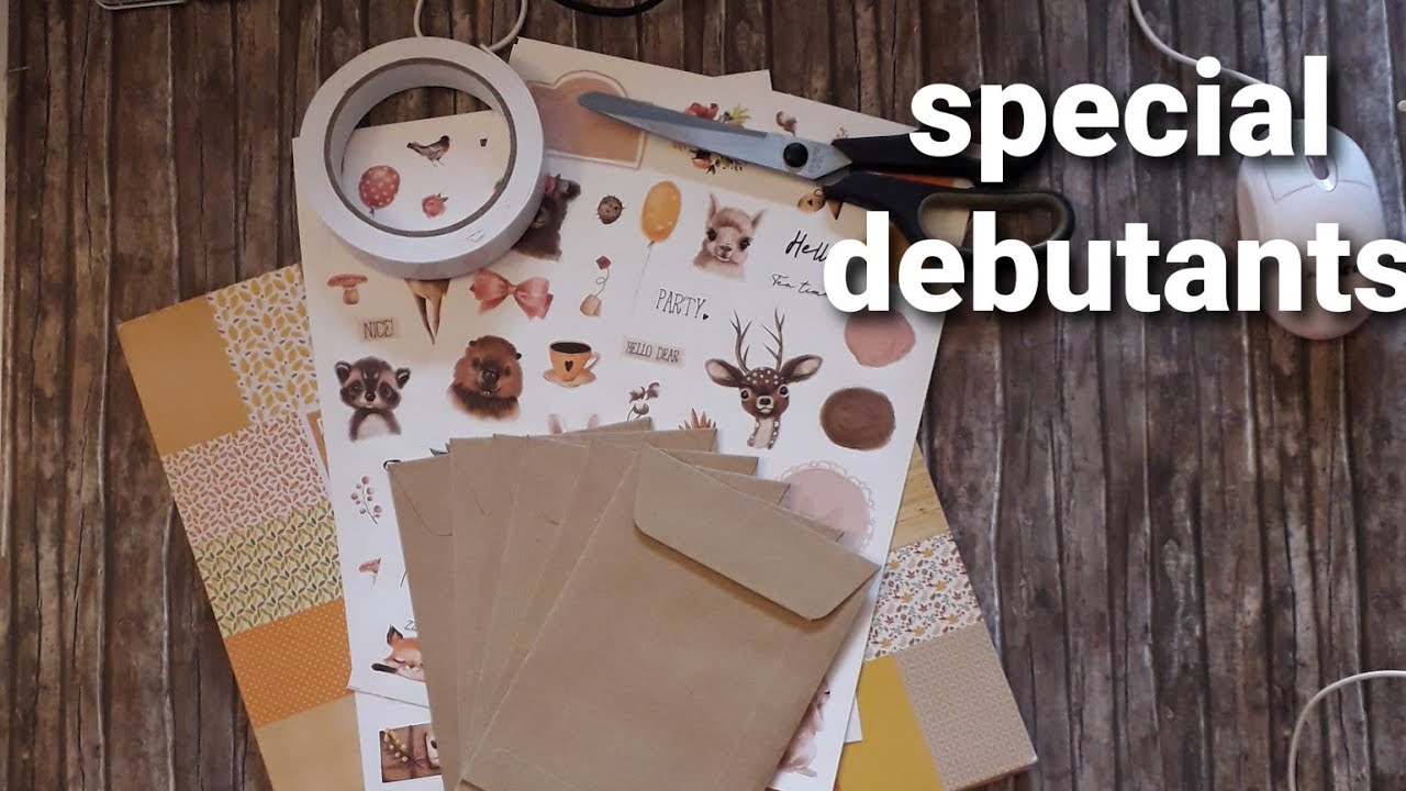 TUTO : 🧡album avec enveloppes (FACILE)🧡