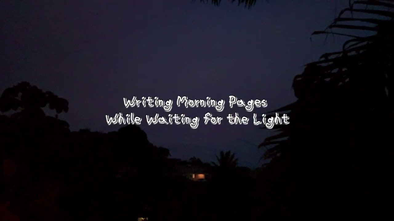 Morning Pages Before Sunrise | 요즘은 모닝페이지를 쓰고 있다네요