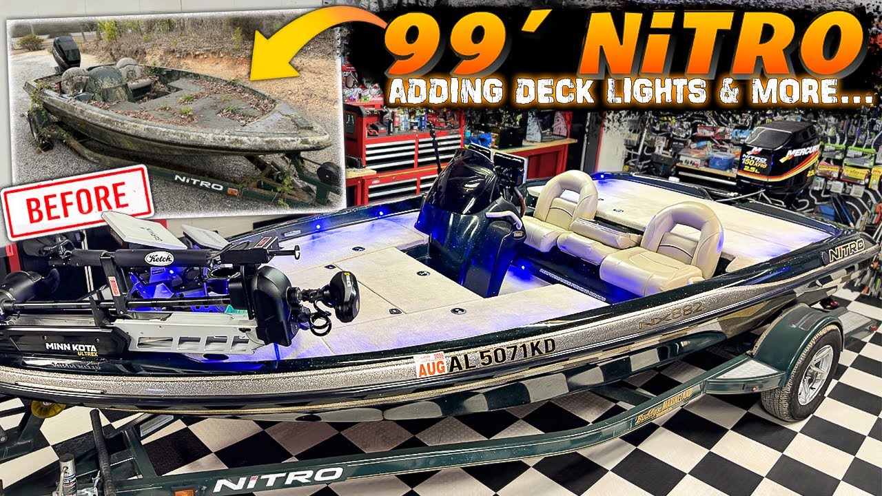 Better Than NEW! Restoring an Old School Nitro Bass Boat (AMAZING RESULTS)