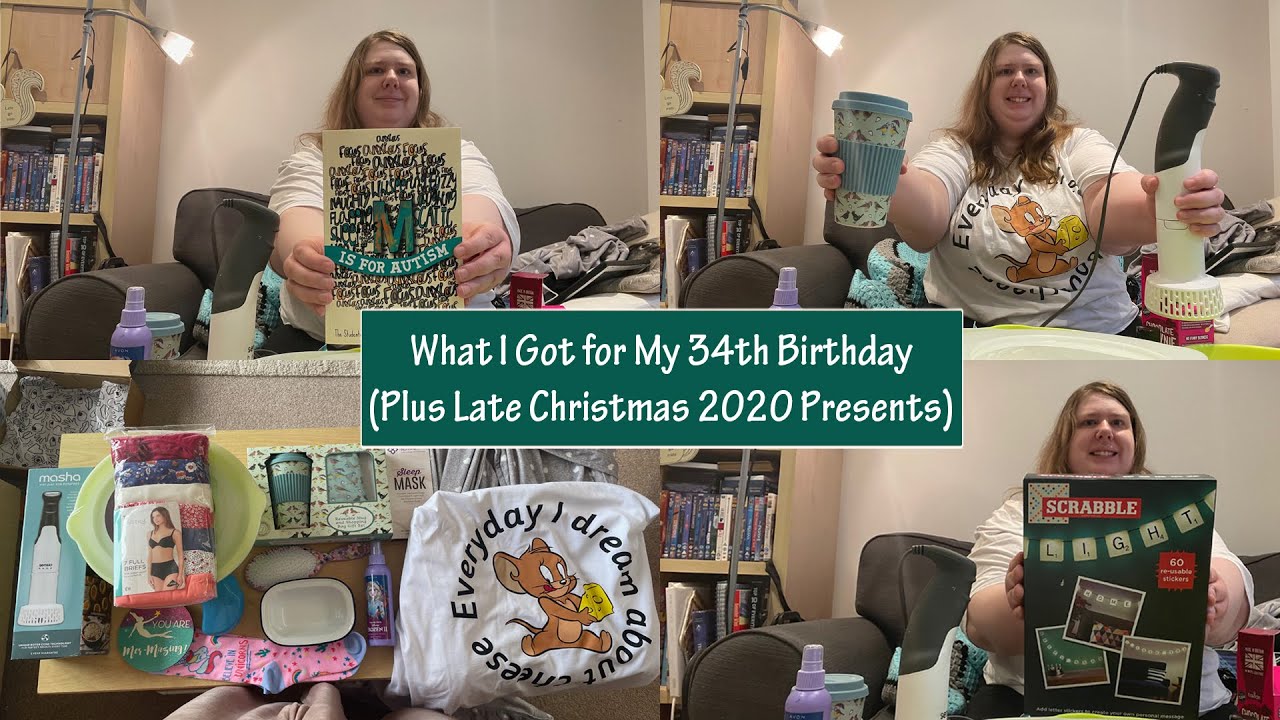 What I Got for My 34th Birthday (Plus Late 2020 Christmas Presents)