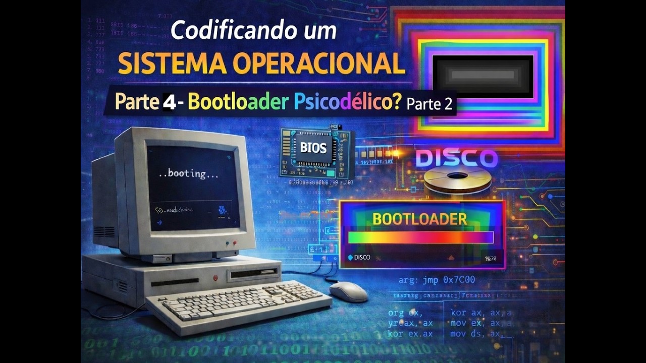 Codificando um sistema operacional Parte 4 - Bootloader psicodélico? Parte 2