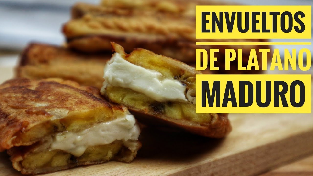 ENVUELTOS DE PLATANO MADURO VENEZOLANO / Como hacer envueltos de plátano / Recetas Venezolanas