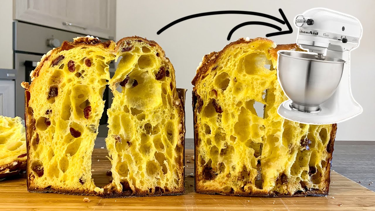PANETTONE ALVEOLATO con la PLANETARIA - Prima parte