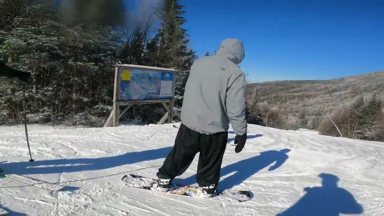 Smugglers' Notch VT - Madonna lift 2 run! CRAZY Jump at the end Ft Dom      && Piotr I Marcin