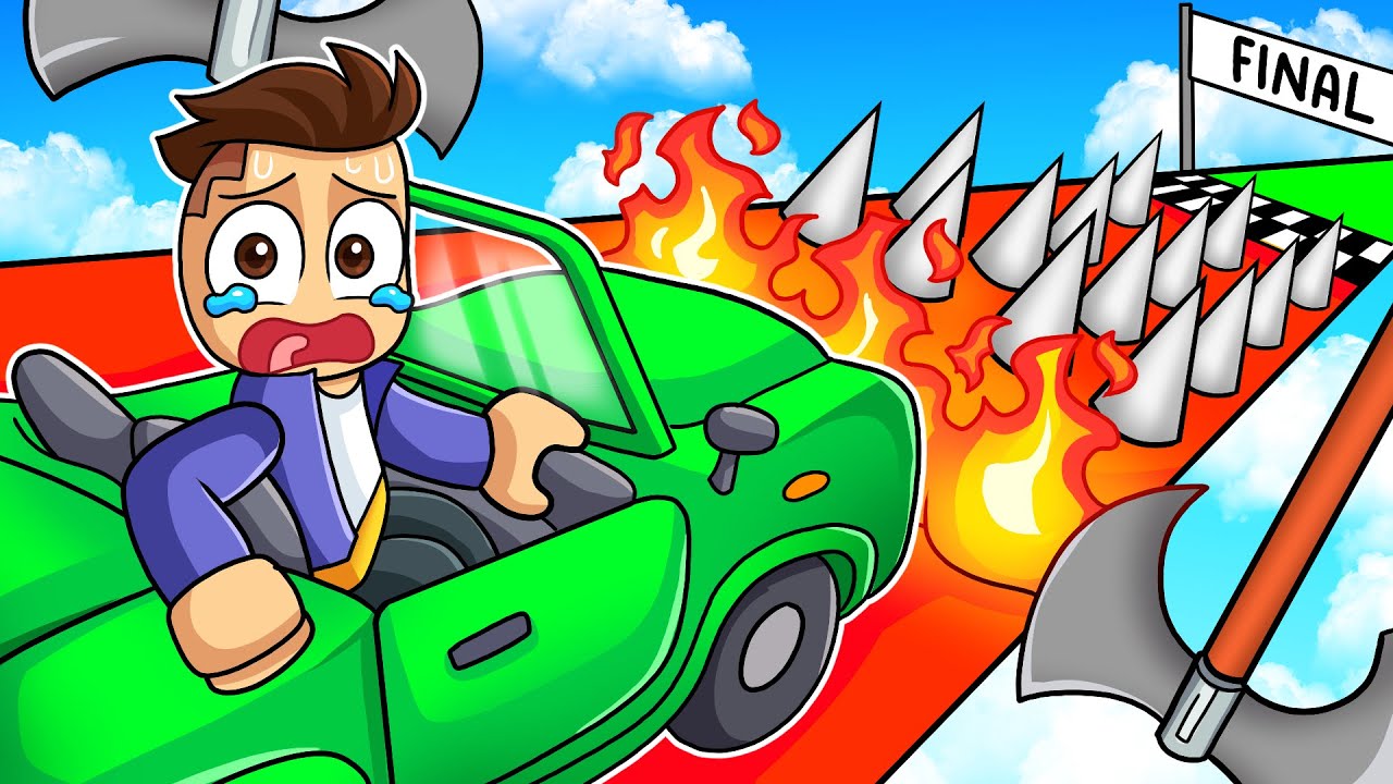 99.9999% IMPOSIBLE Bajar esta Colina CON COCHES en Roblox!
