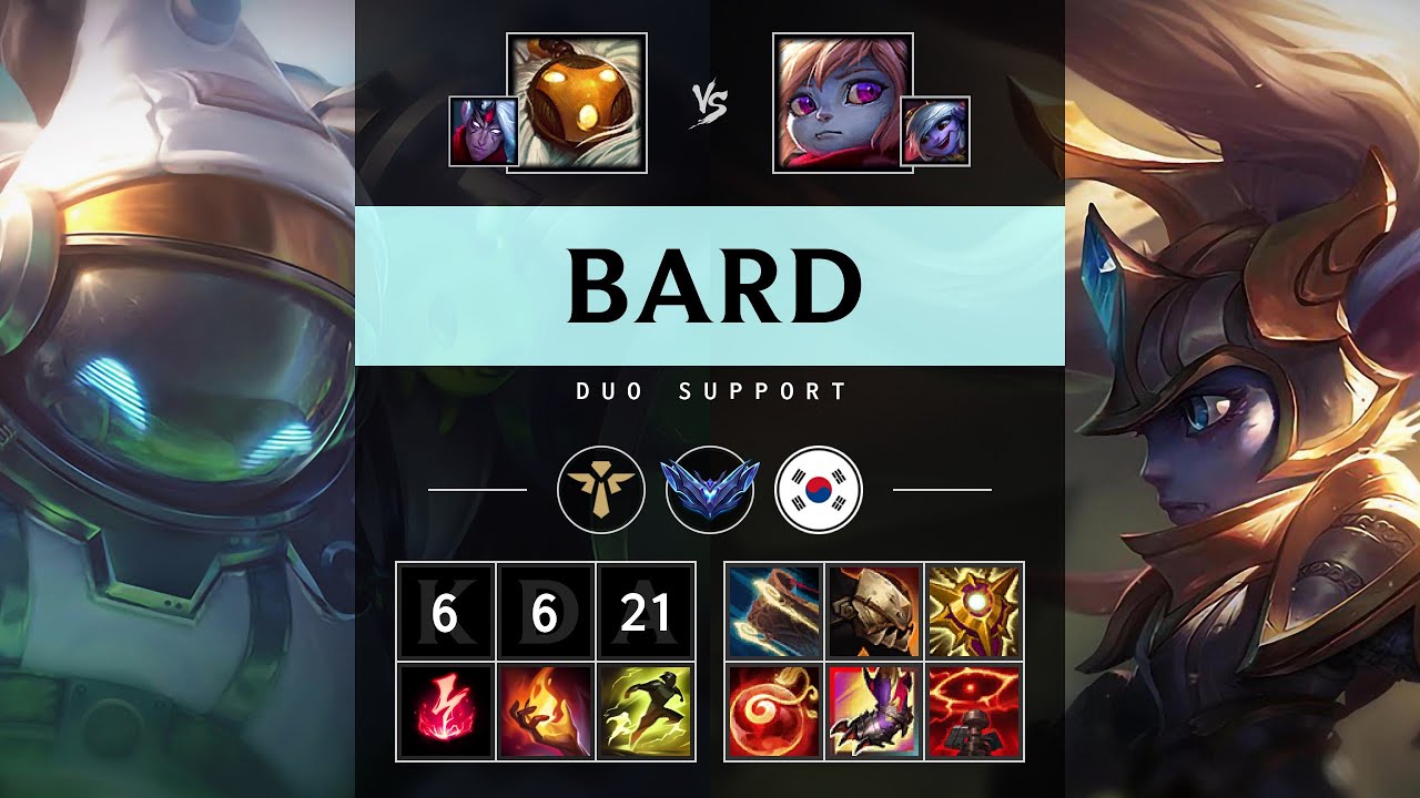 Bard Support vs Poppy - KR Diamond Patch 25.08
