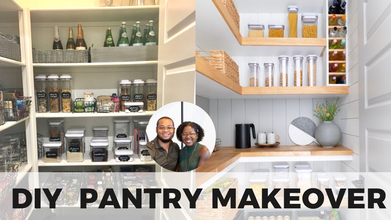 DIY Custom Walk-In Pantry Makeover