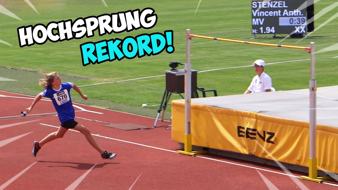Mein HOCHSPRUNG REKORD! - 26 cm über EIGENE Körpergröße!